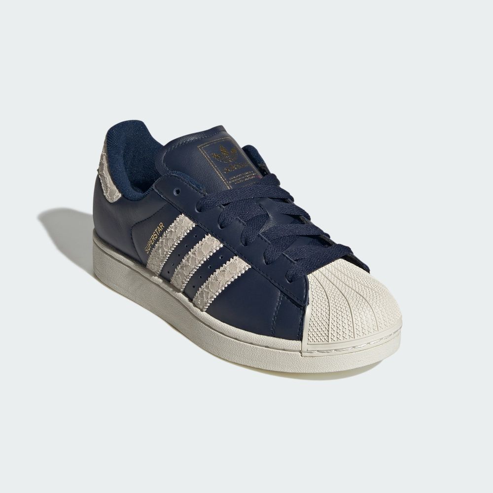 Adidas Originals Chaussure Superstar II - Night Indigo / Off White / Gold Metallic