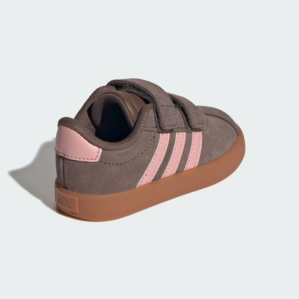 Adidas Sportswear Chaussure Vl Court 3.0 - Earth Strata / Semi Frozen Turbo / Amber Gum