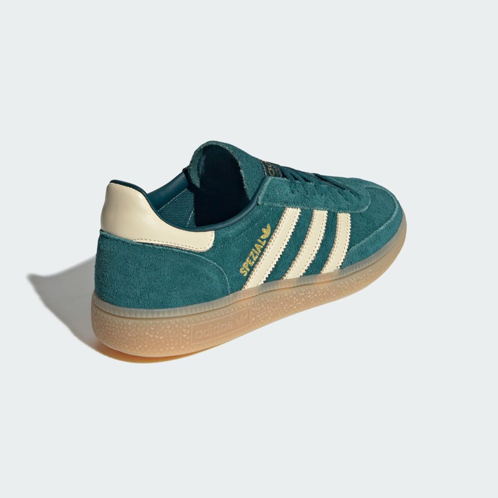 Adidas Originals Chaussure Handball Spezial - Rich Green / Warm Vanilla / Gold Metallic
