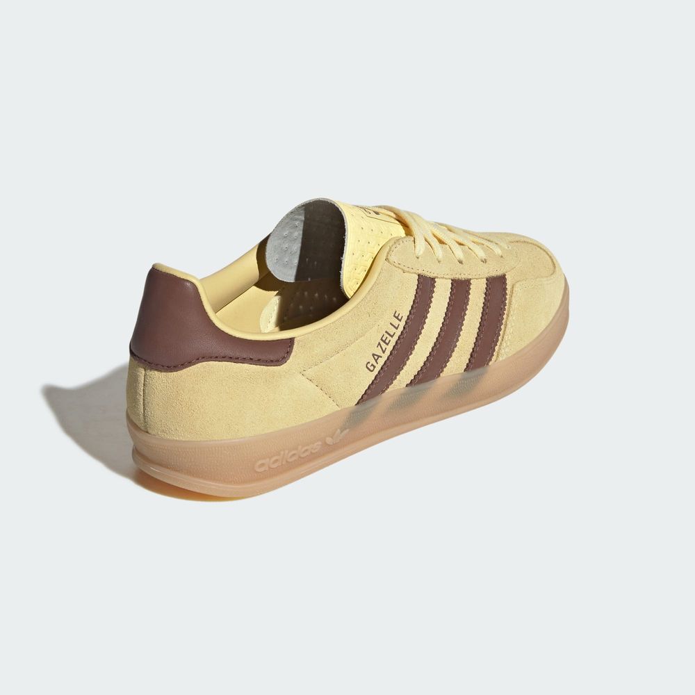 Adidas Originals Chaussure Gazelle Indoor - Almost Yellow / Preloved Brown / Gum