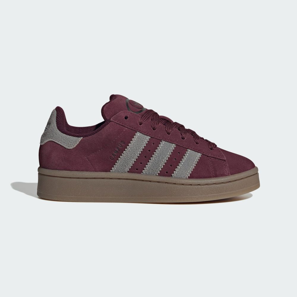 Adidas Originals Chaussure Campus 00S - Maroon / Khaki Three / Gum