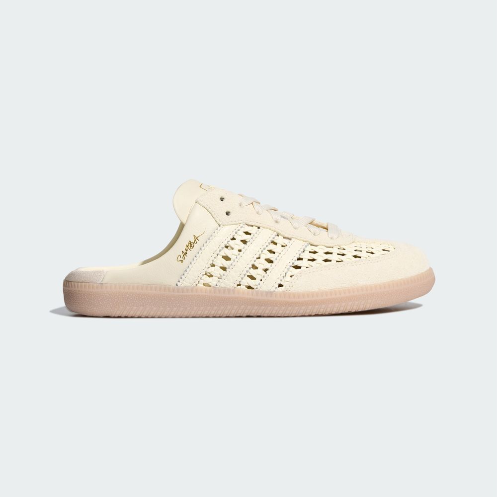 Adidas Originals Mule Samba OG - Cream White / Cream White / Gold Metallic