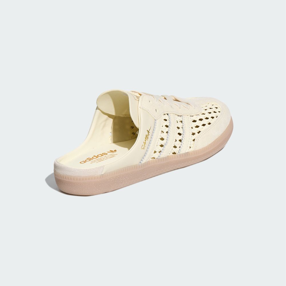 Adidas Originals Mule Samba OG - Cream White / Cream White / Gold Metallic