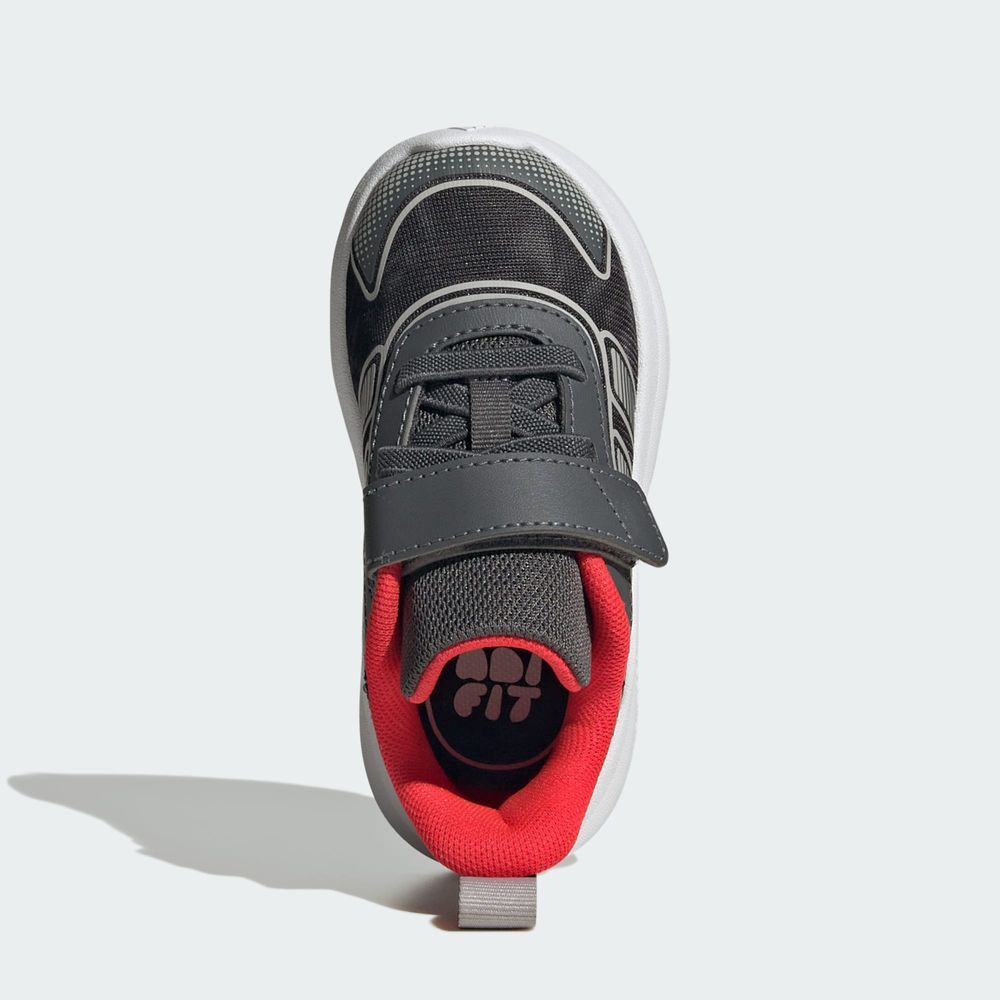 Adidas Sportswear Chaussure Tensaur Run 4.0 Bébés - Grey Five / Grey Two / Lucid Red
