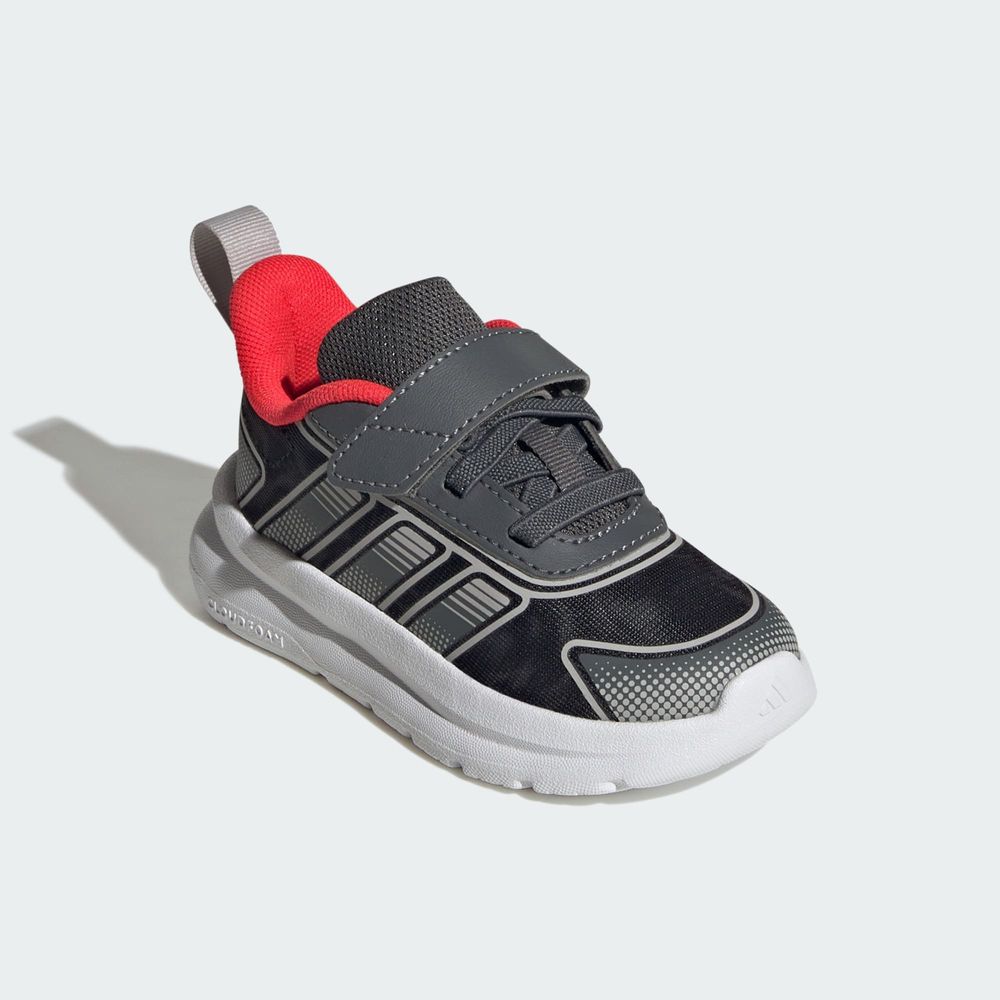 Adidas Sportswear Chaussure Tensaur Run 4.0 Bébés - Grey Five / Grey Two / Lucid Red