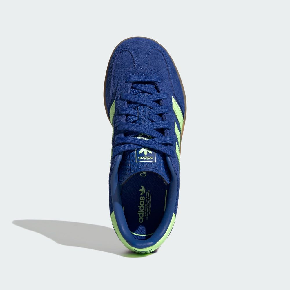 Adidas Originals Chaussure Gazelle Indoor - Royal Blue / Green Spark / Gold Metallic