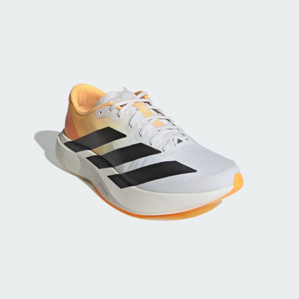 Adidas Performance Chaussure Adizero Evo Sl - Crystal White / Lucid Tangerine / Iron Metallic