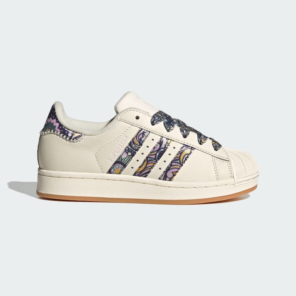 Adidas Originals Chaussure Adidas Liberty London Superstar II - Core White / Orchid Fusion / Gum