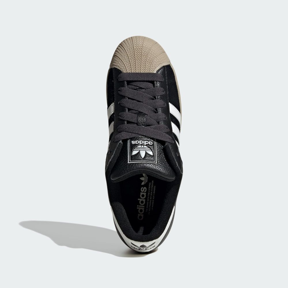 Adidas Originals Chaussure Superstar II - Core Black / Core White / Khaki Three
