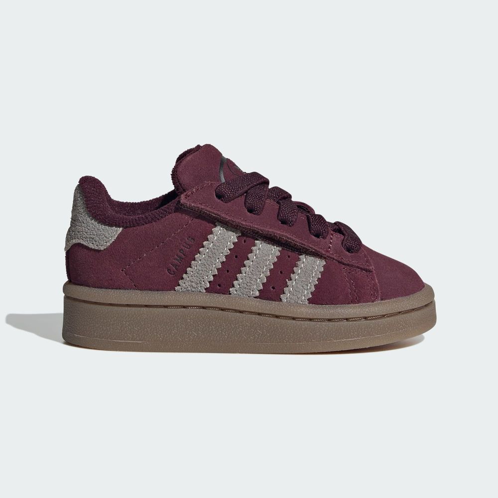 Adidas Originals Chaussure Lacets Élastiques Campus 00S Comfort Closure - Maroon / Khaki Three / Gum