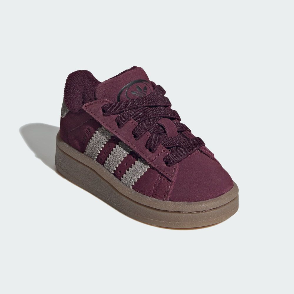 Adidas Originals Chaussure Lacets Élastiques Campus 00S Comfort Closure - Maroon / Khaki Three / Gum