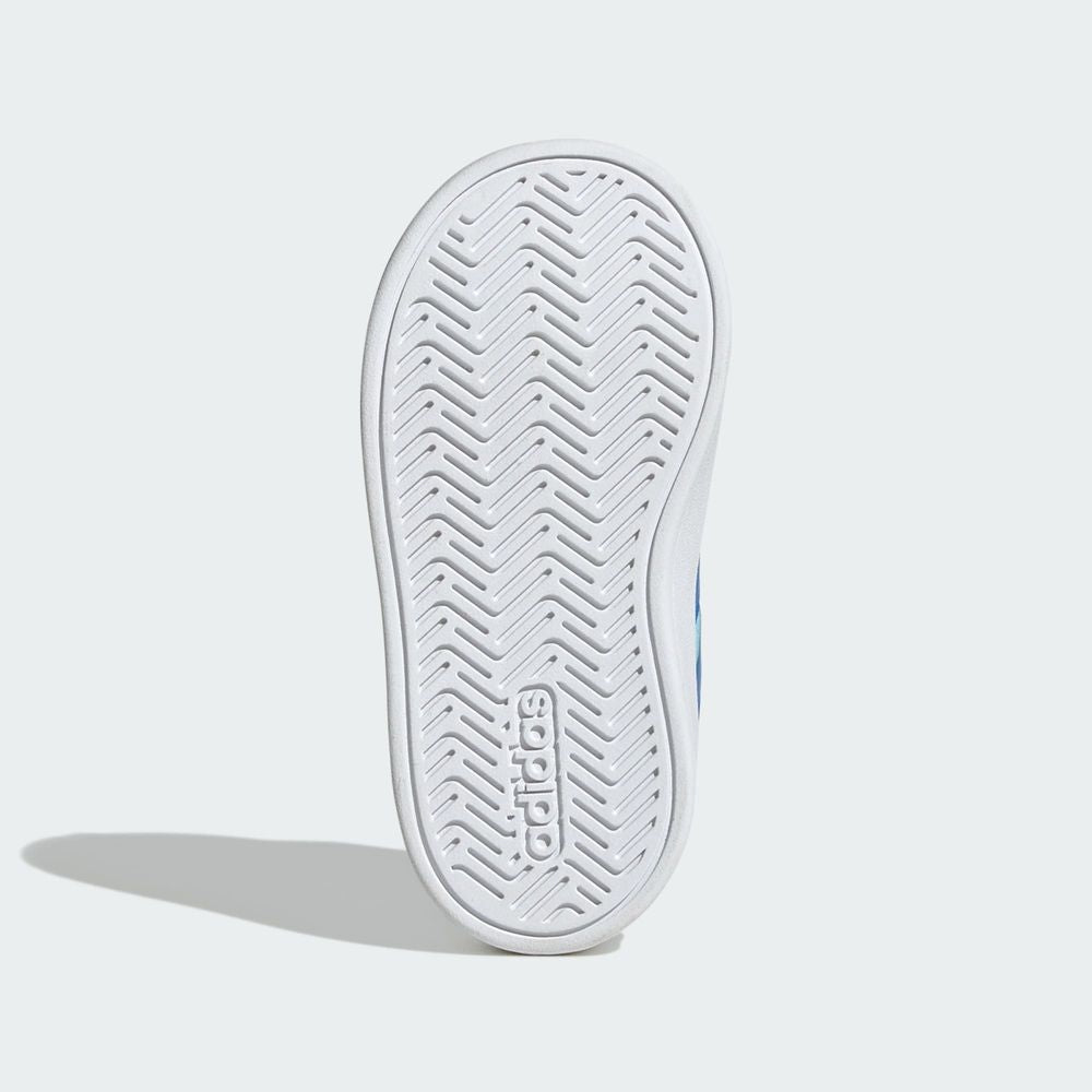 Adidas Sportswear Chaussure Grand Court 3.0 Bébés - Cloud White / Lucid Ray Blue / Aurora Onix