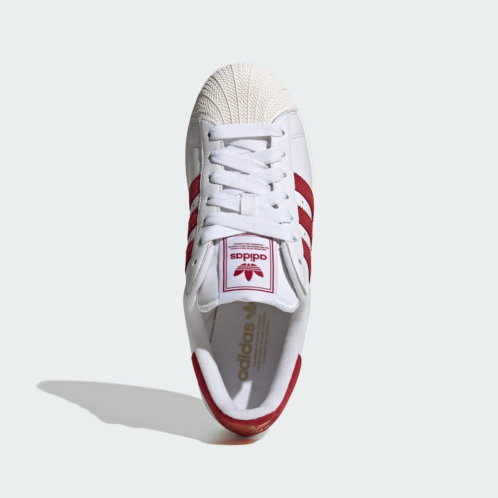 Adidas Originals Chaussure Superstar II - Cloud White / Team Victory Red / Core White