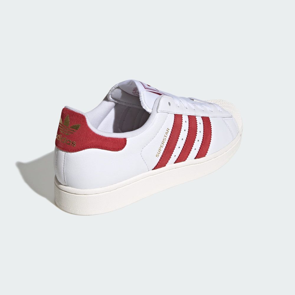 Adidas Originals Chaussure Superstar II - Cloud White / Team Victory Red / Core White