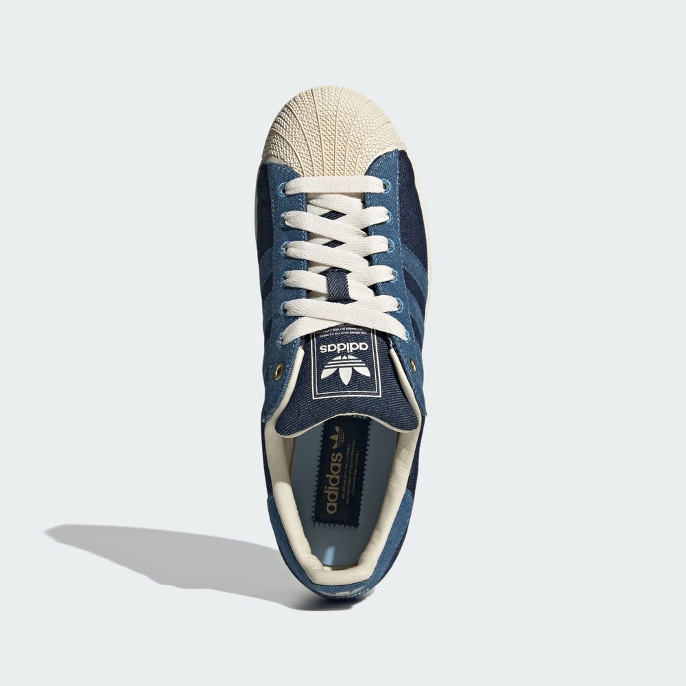 Adidas Originals Chaussure Superstar II - Blue Denim / Indigo Denim / Cream White