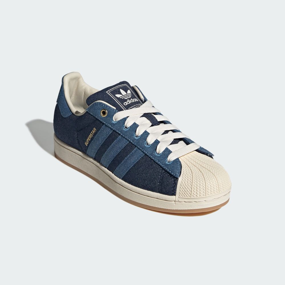 Adidas Originals Chaussure Superstar II - Blue Denim / Indigo Denim / Cream White