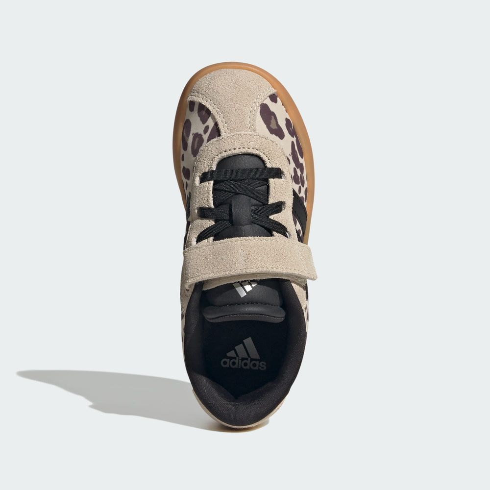 Adidas Sportswear Chaussure Vl Court 3.0 Enfants - Crystal Linen / Core Black / Khaki Six