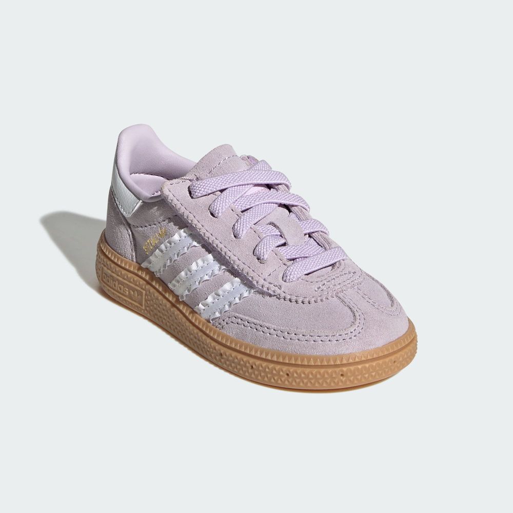 Adidas Originals Chaussure Lacets Élastiques Fermeture Confortable Handball Spezial - Ice Lavender / Cloud White / Gum