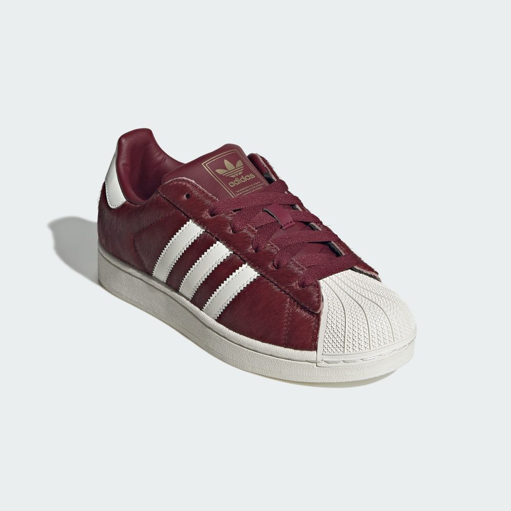 Adidas Originals Superstar II Pony Hair - Rouge/blanc