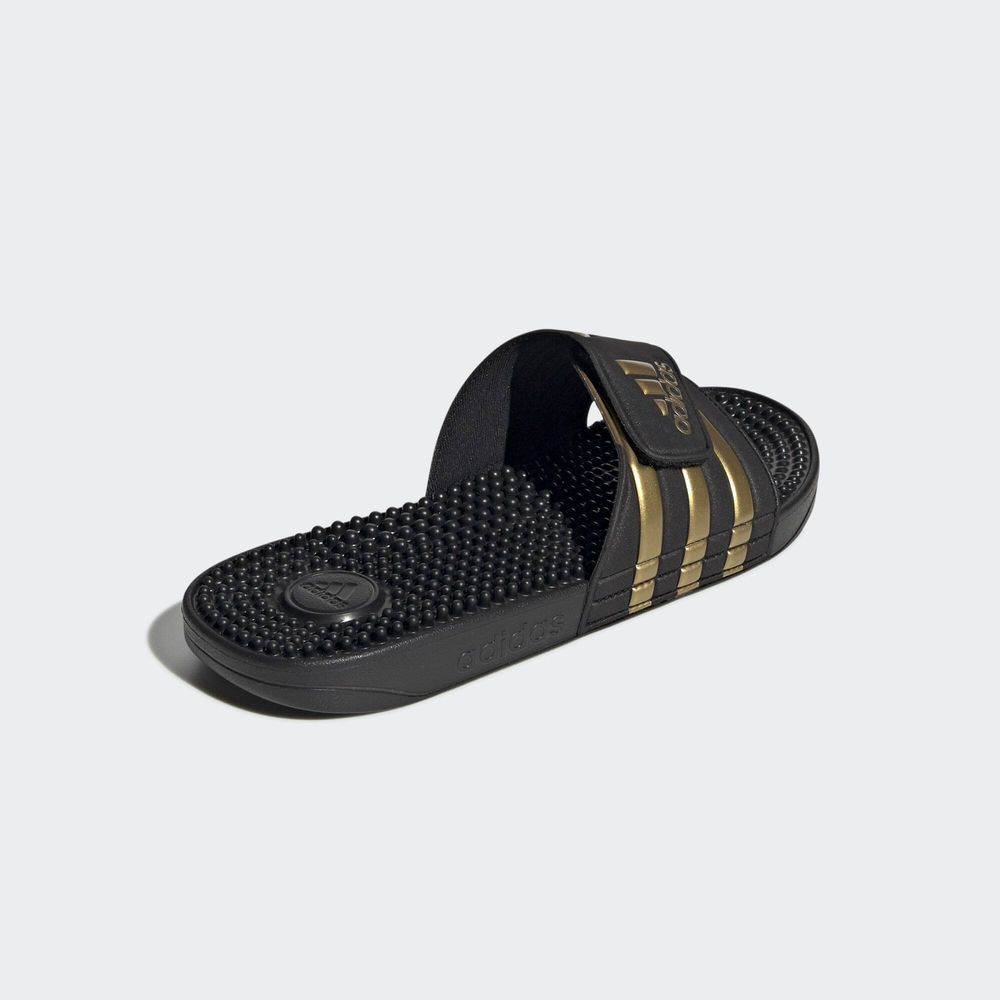 Adidas Sportswear Claquette Adissage - Core Black / Gold Metallic / Core Black