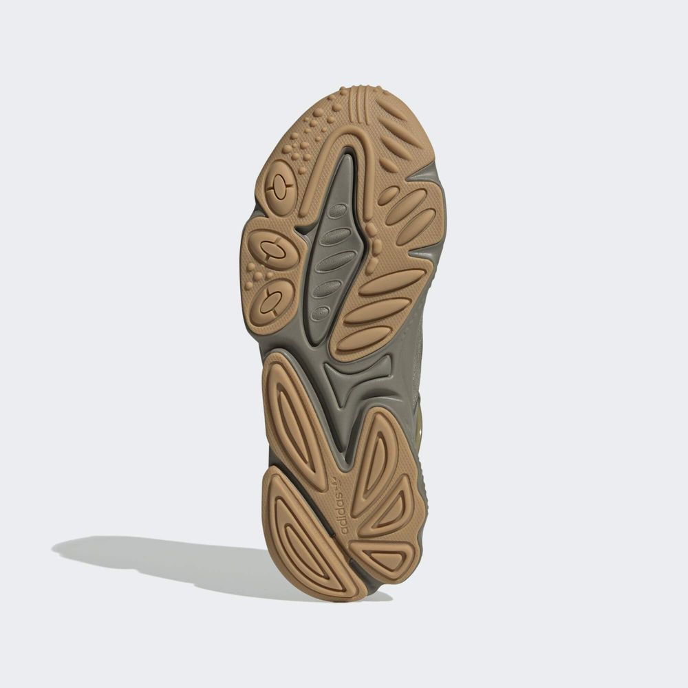 Adidas Originals Chaussure Ozweego - Grey / Legend Earth / Raw Khaki