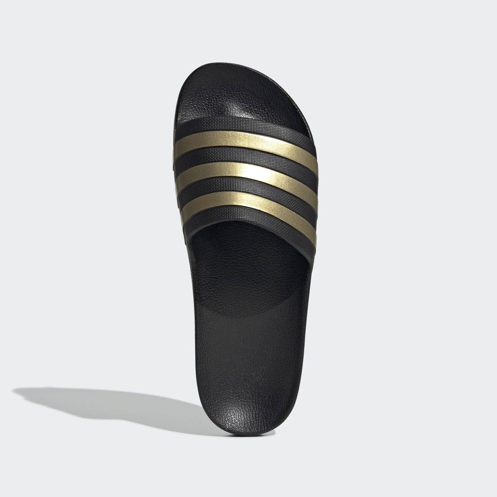 Adidas Sportswear Claquette Adilette Aqua - Core Black / Gold Metallic / Core Black