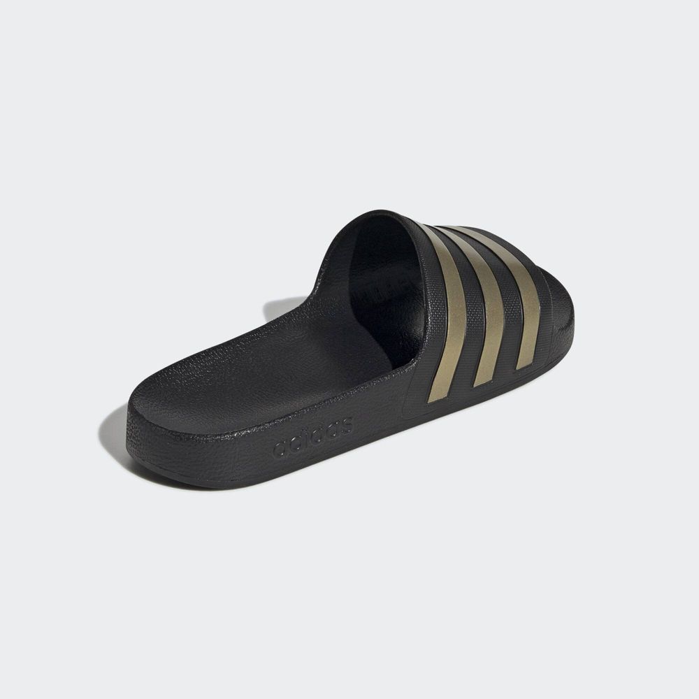 Adidas Sportswear Claquette Adilette Aqua - Core Black / Gold Metallic / Core Black