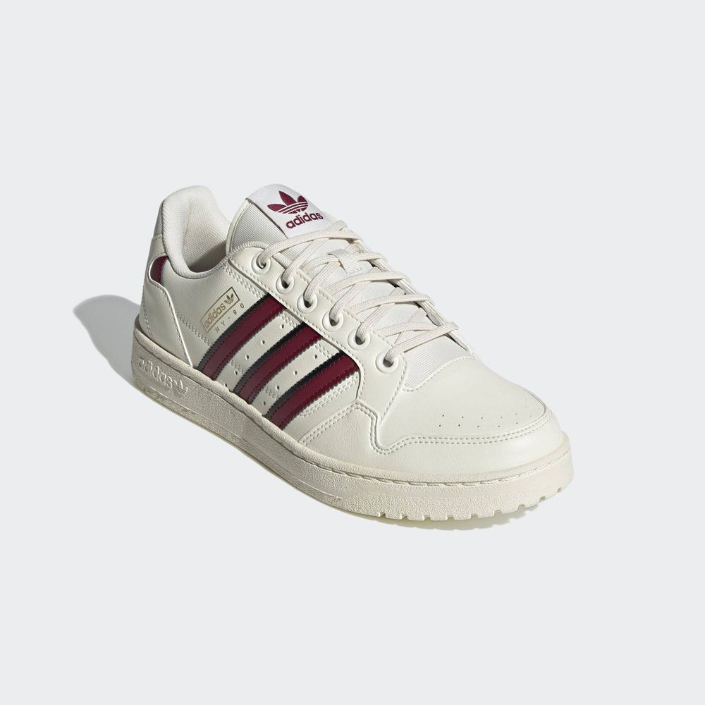 Adidas Originals Chaussure Ny 90 - Off White / Collegiate Burgundy / Core Black