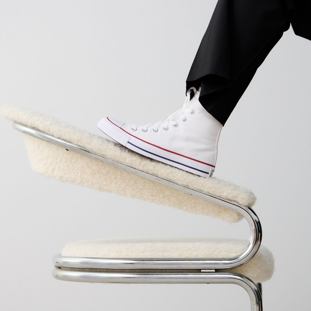 Converse Chuck Taylor Hi Core - Blanc/noir