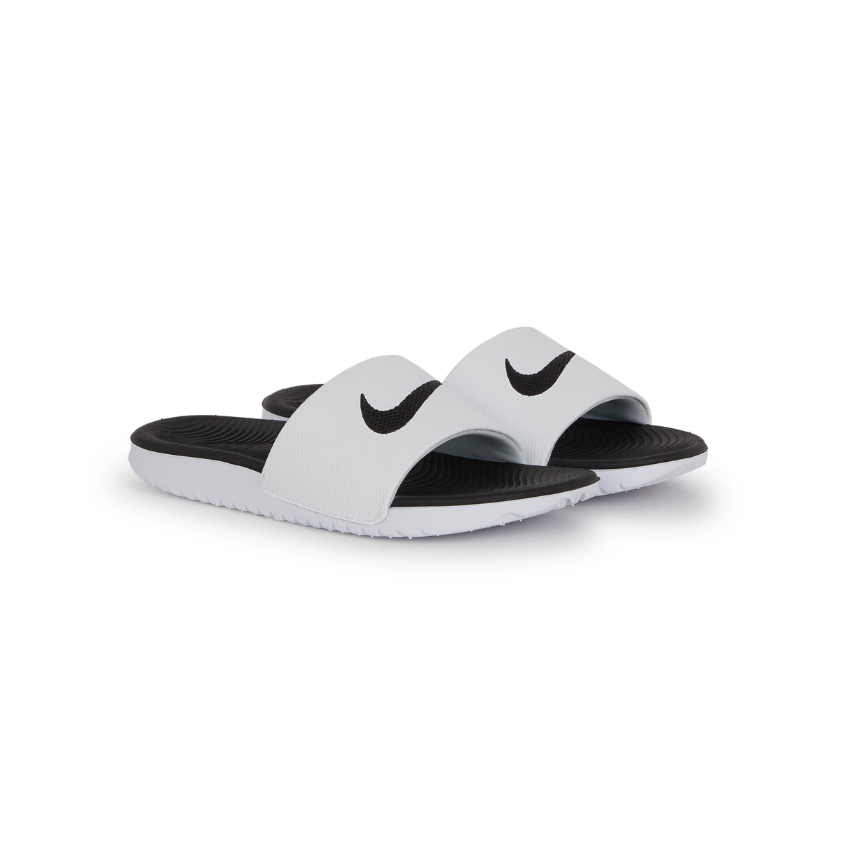 Nike Kawa Slide Ps - Blanc/noir