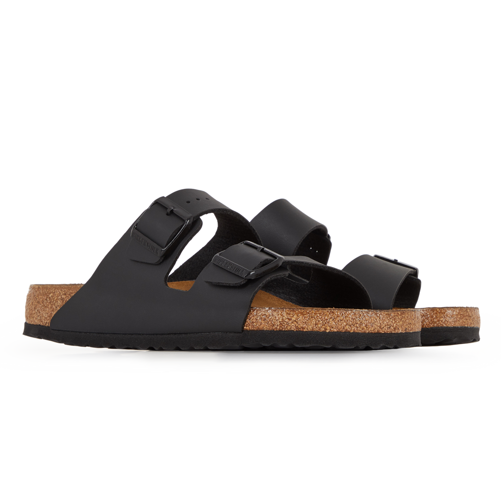 Birkenstock Arizona Birko Flor - Noir/beige