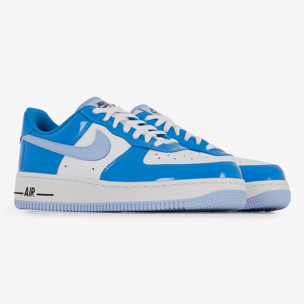 Nike Air Force 1 Low Patent - Bleu/beige