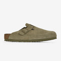 Birkenstock Boston Suede Faded Khaki