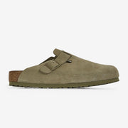 Birkenstock Boston Suede Faded Khaki