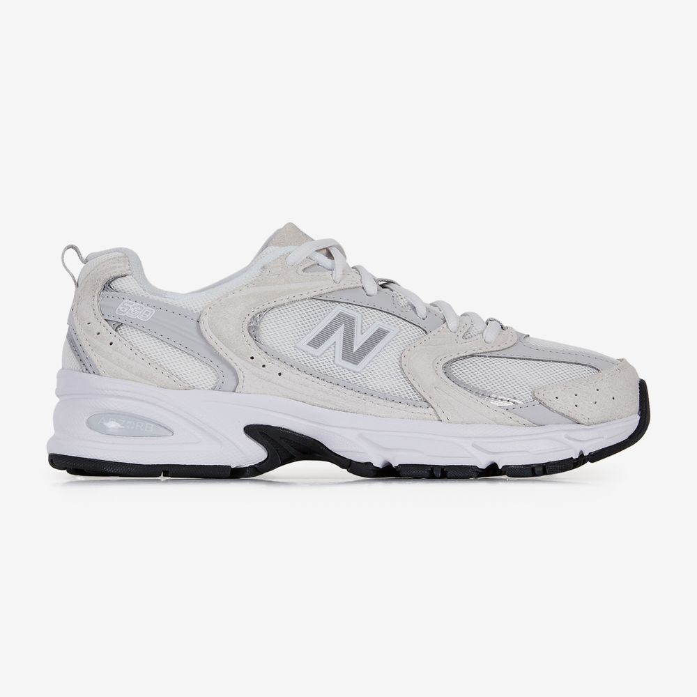 New Balance 530 Suede - Blanc/gris