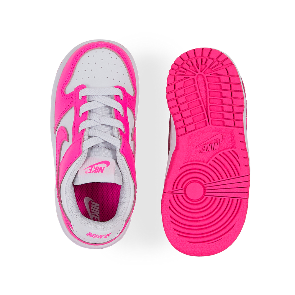 Nike Dunk Low - Blanc/rose