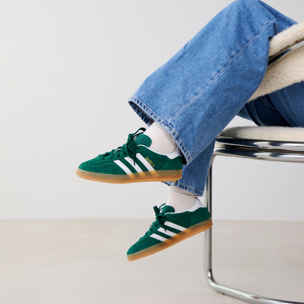 Adidas Originals Gazelle Indoor - Vert/blanc