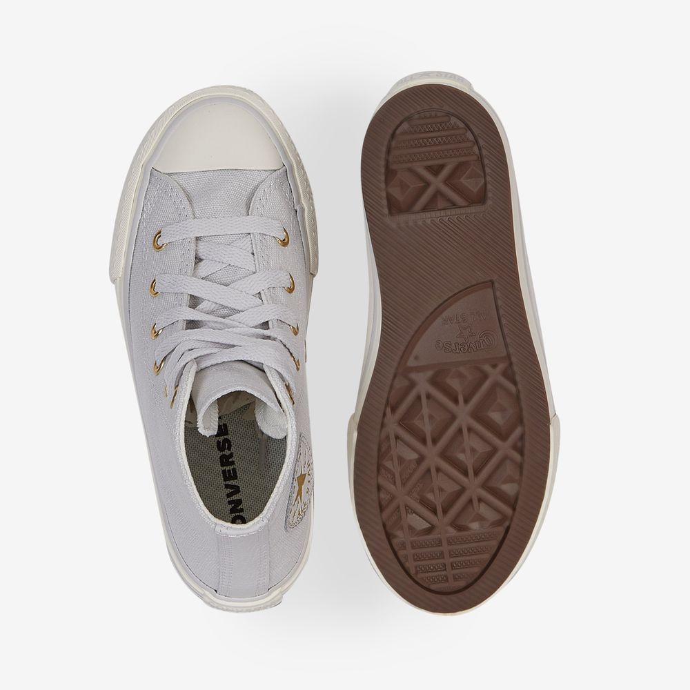 Converse Chuck Taylor All Star Eva Lift Hi - Gris/orange