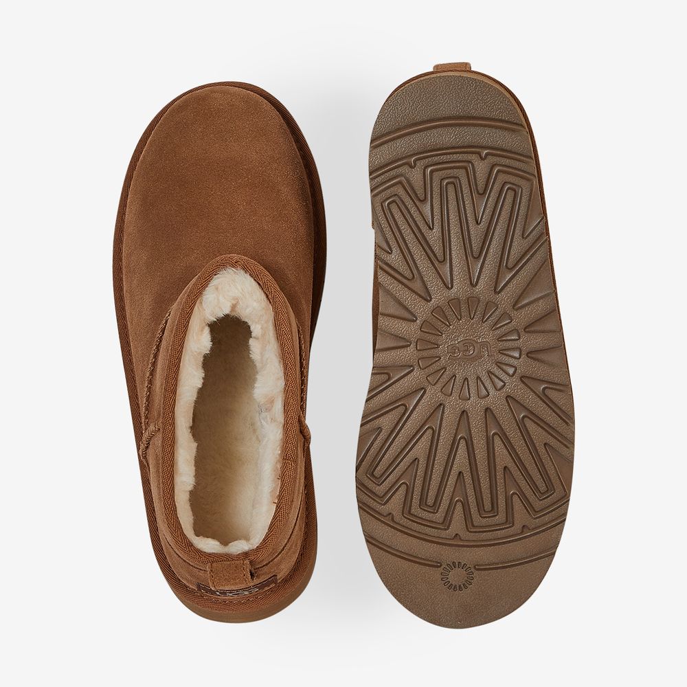 UGG Classic Ultra Mini Platform - Marron