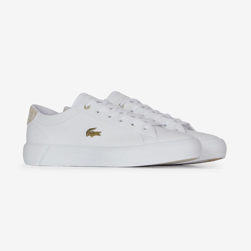 Lacoste Gripshot Signature - Blanc/beige