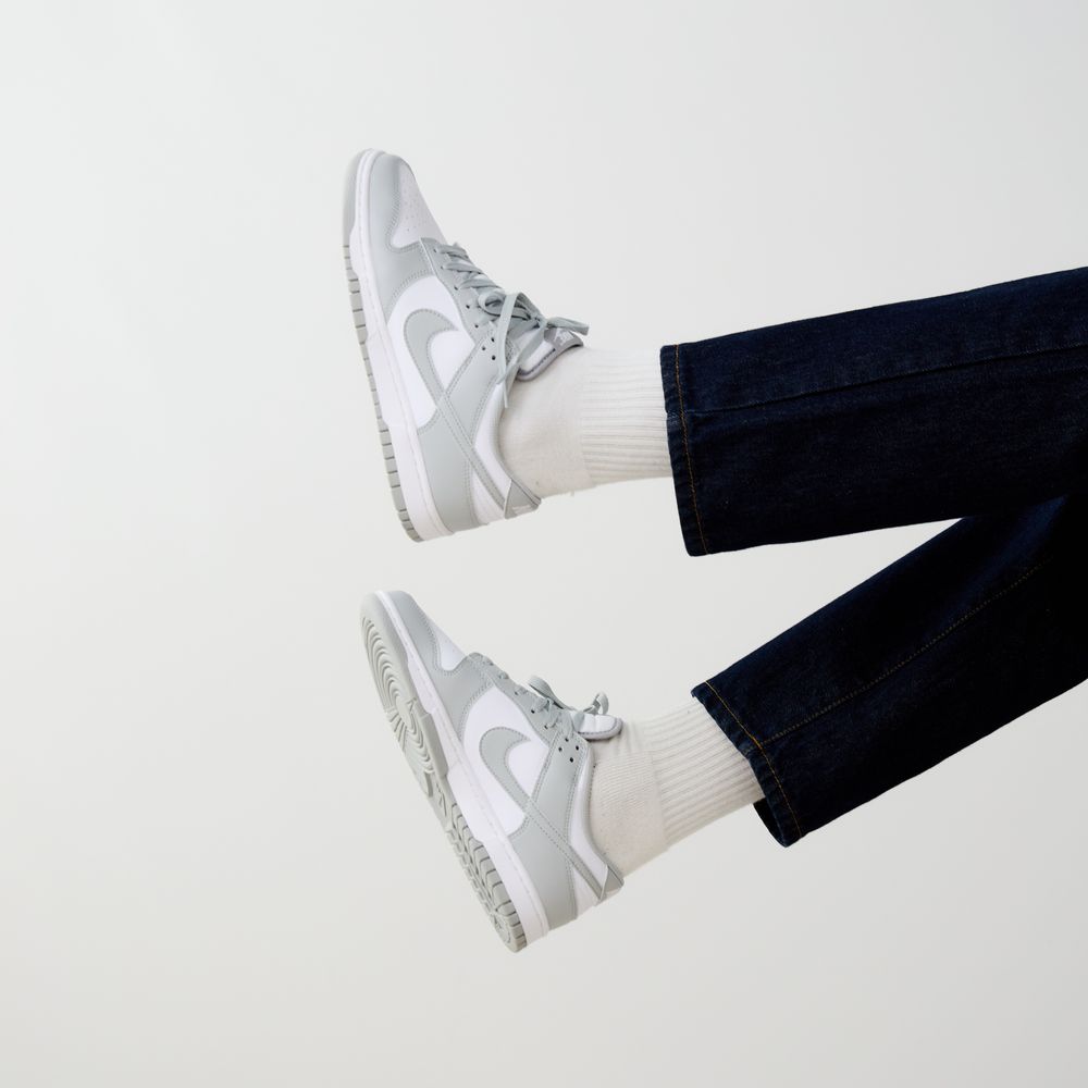 Nike Dunk Low - Blanc/gris