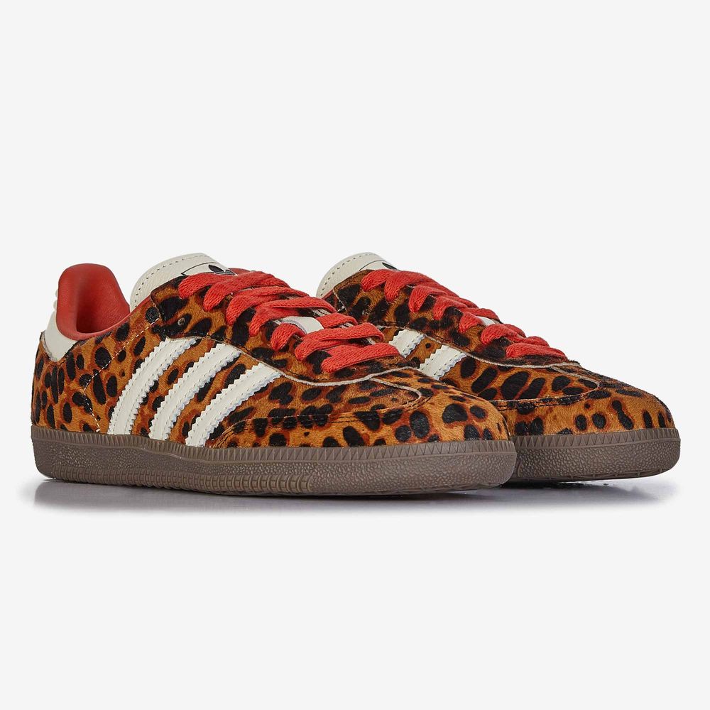 Adidas Originals Samba OG Leopard Pony Hair - Marron/blanc