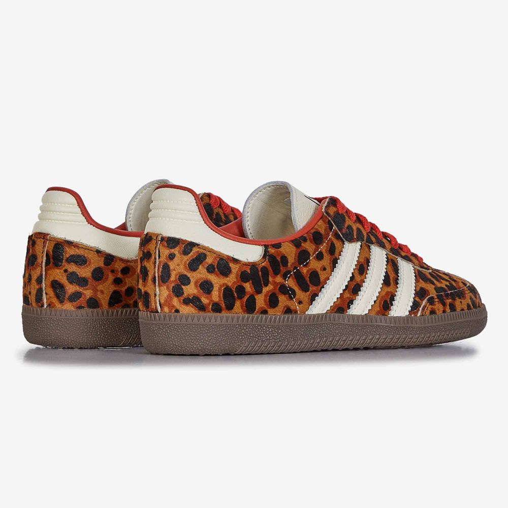 Adidas Originals Samba OG Leopard Pony Hair - Marron/blanc