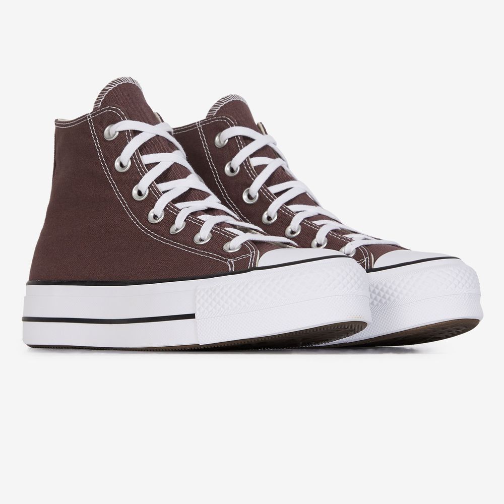Converse Chuck Taylor All Star Lift Hi - Marron