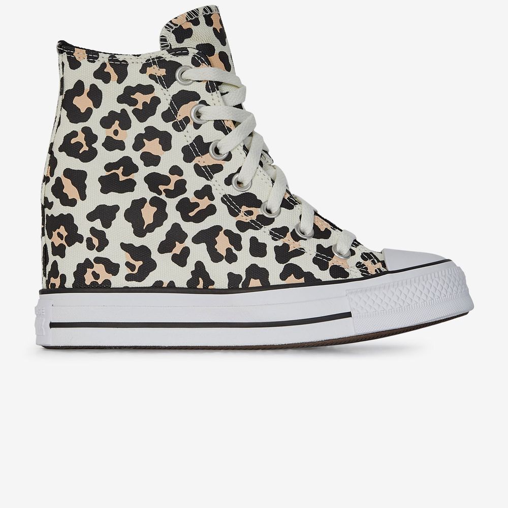 Converse Chuck Taylor All Star Wedge Cheetah - Blanc/marron
