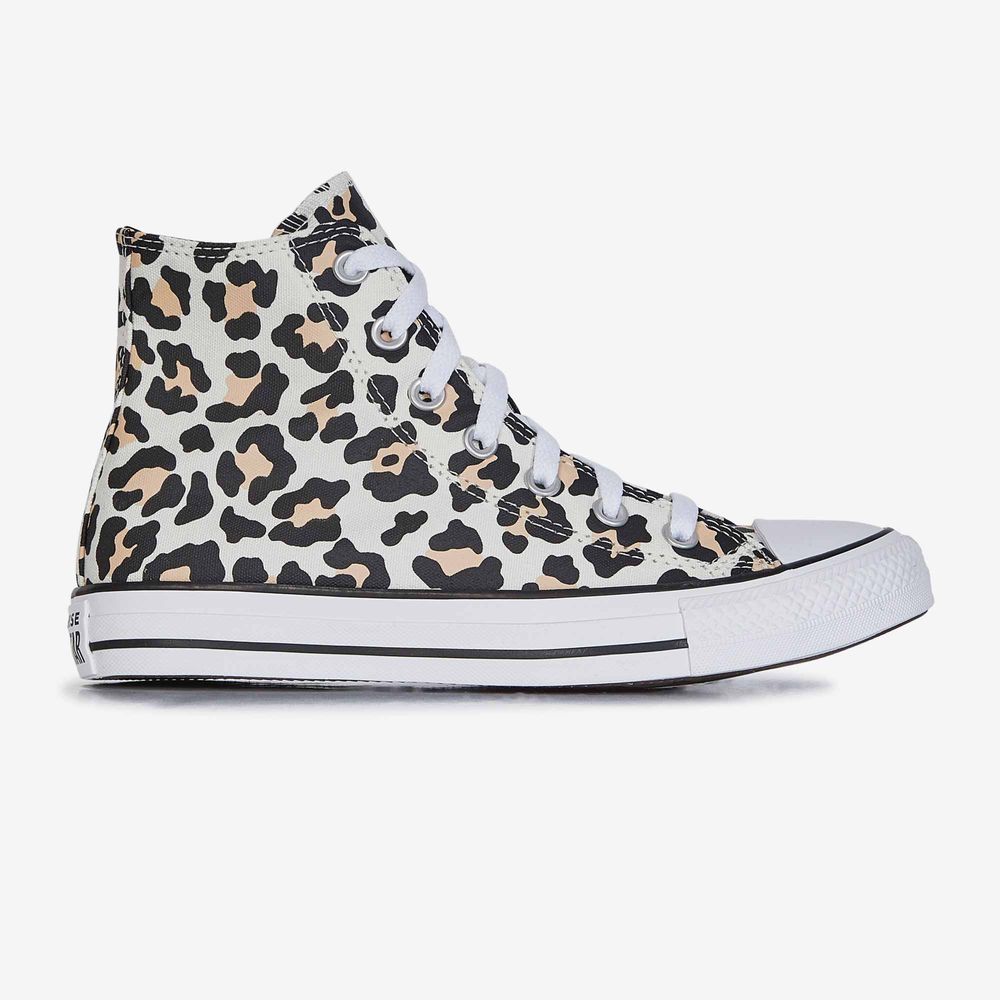 Converse Chuck Taylor All Star Hi  Cheetah - Blanc/marron