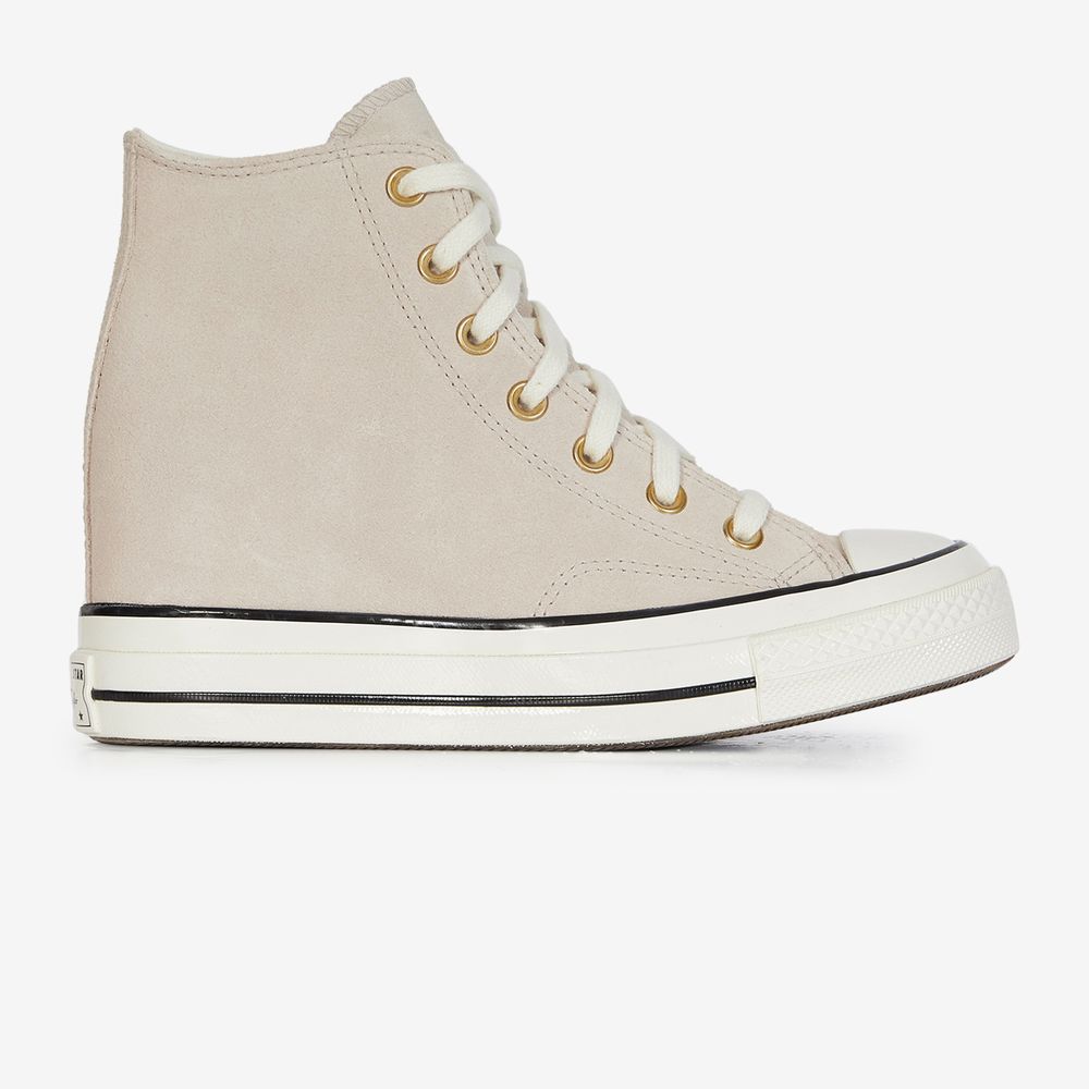 Converse Chuck Taylor All Star Wedge Suede - Beige