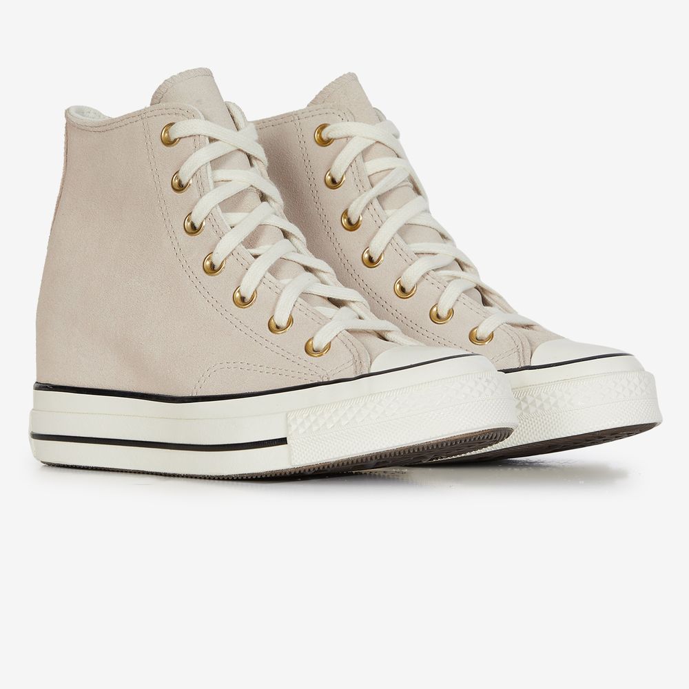 Converse Chuck Taylor All Star Wedge Suede - Beige