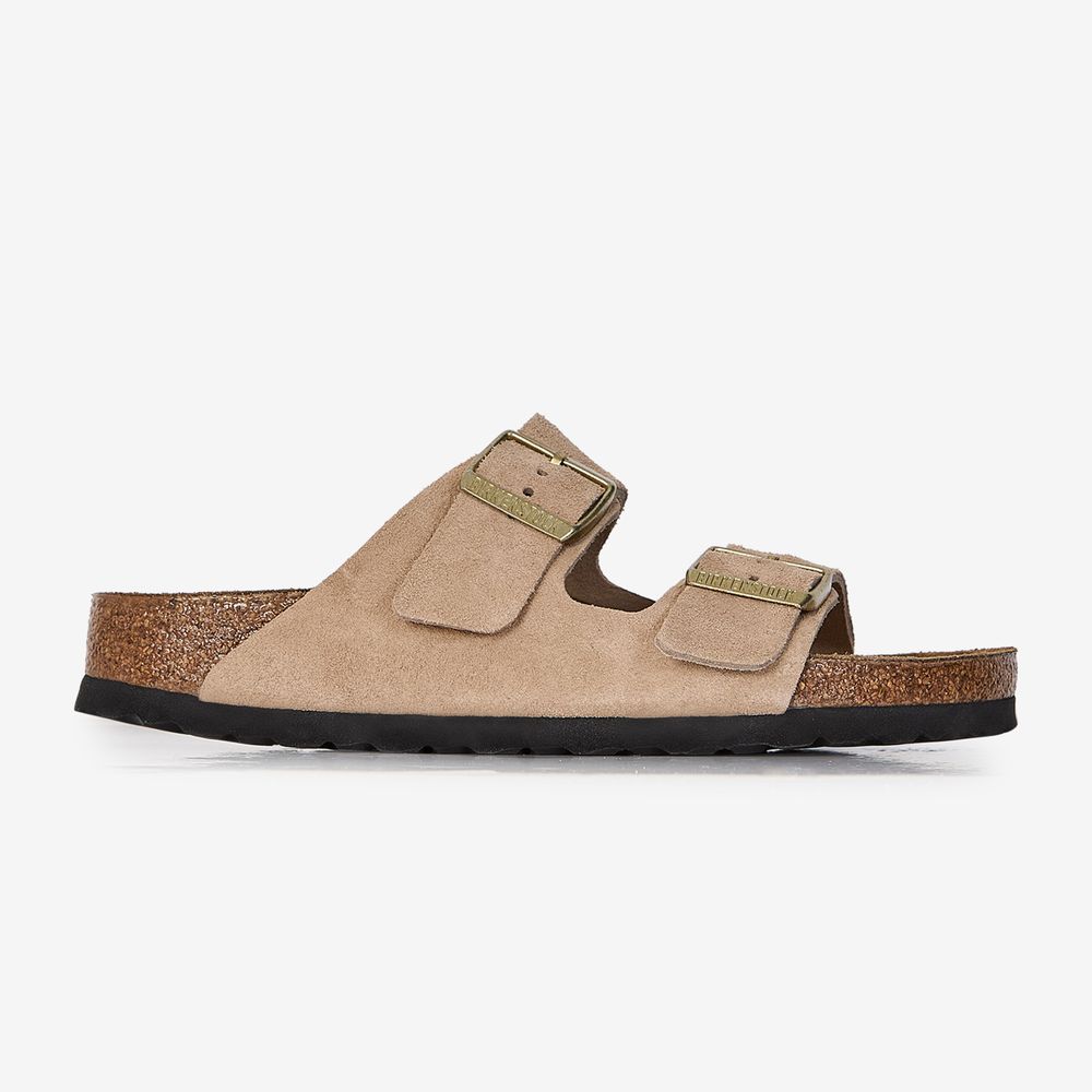 Birkenstock Arizona Suede Sandcastle - Beige