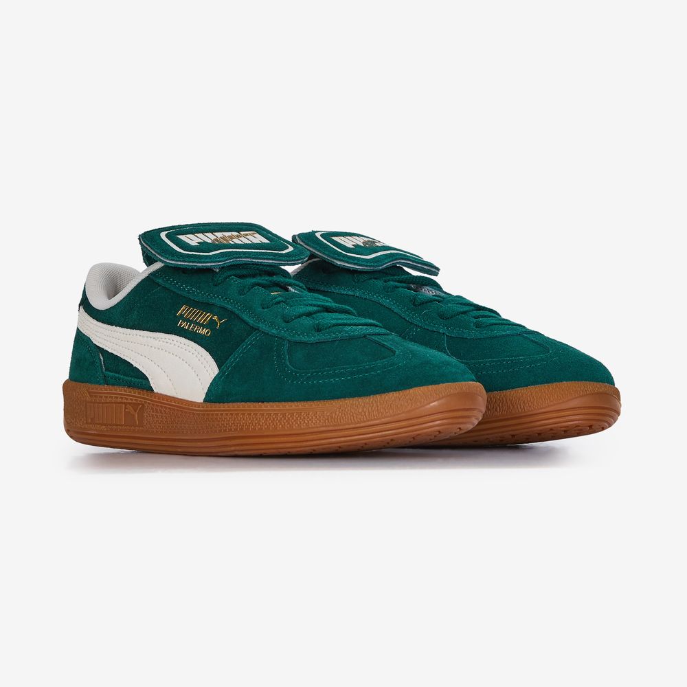Puma Palermo Premium Suede - Vert/blanc